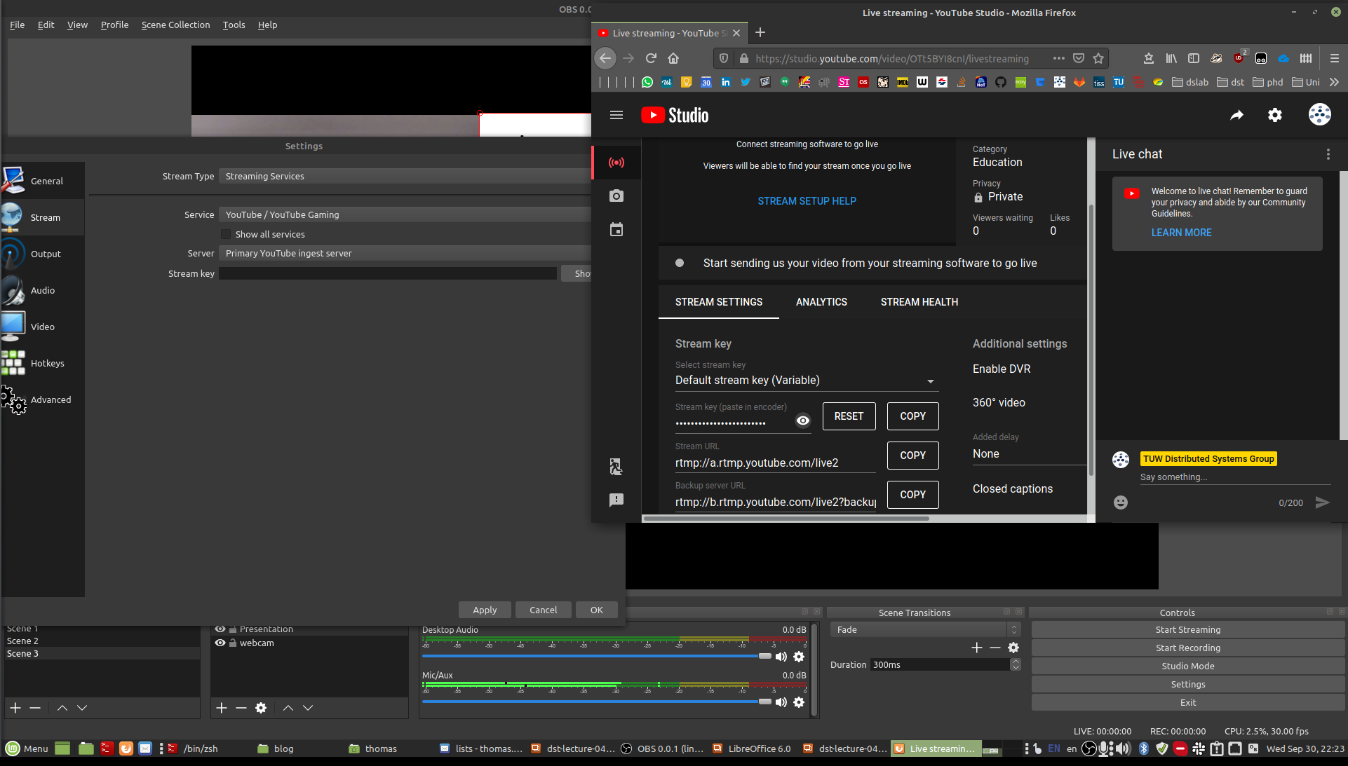 How to Live Stream to  using OBS Studio - OTTVerse